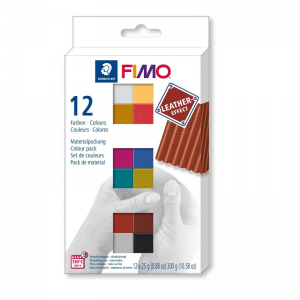 FIMO Leather Effect Set – 12er