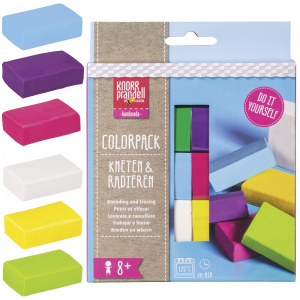 Kneten & Radieren Set – Colorpack Fun