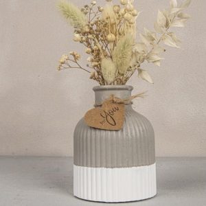 Silikon Gießform – Vase geriffelt